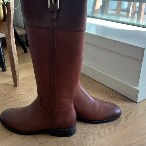 VIONIC Phillipa Tall Boot Boot- Brown - Picture 12 of 15